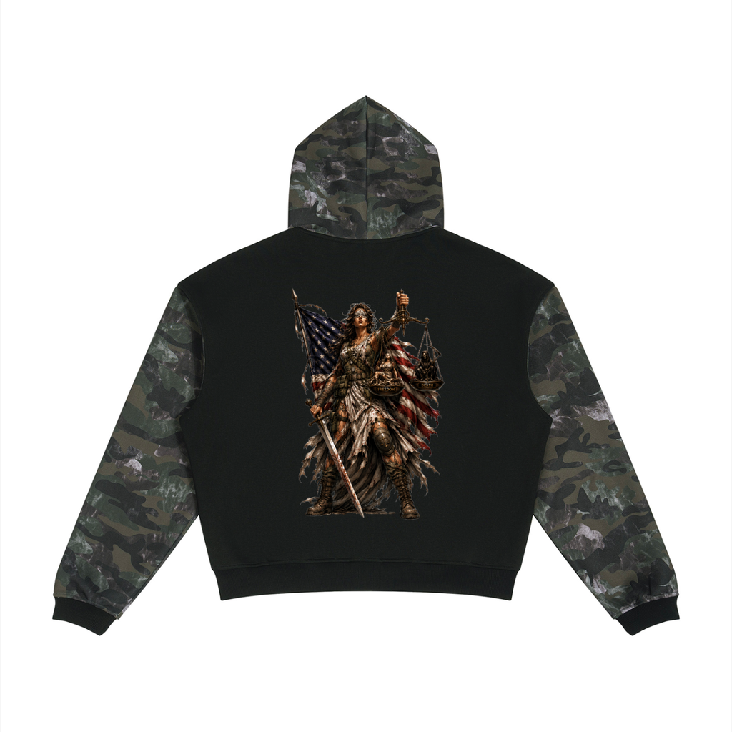 Liberty Camo Full Zip Boxy Hoodie
